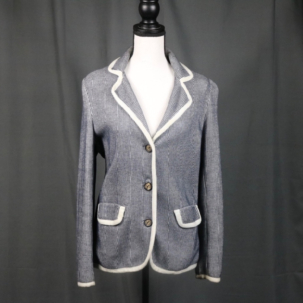 Lucien Pellat Finet Cashmere Cotton Sweater Blazer